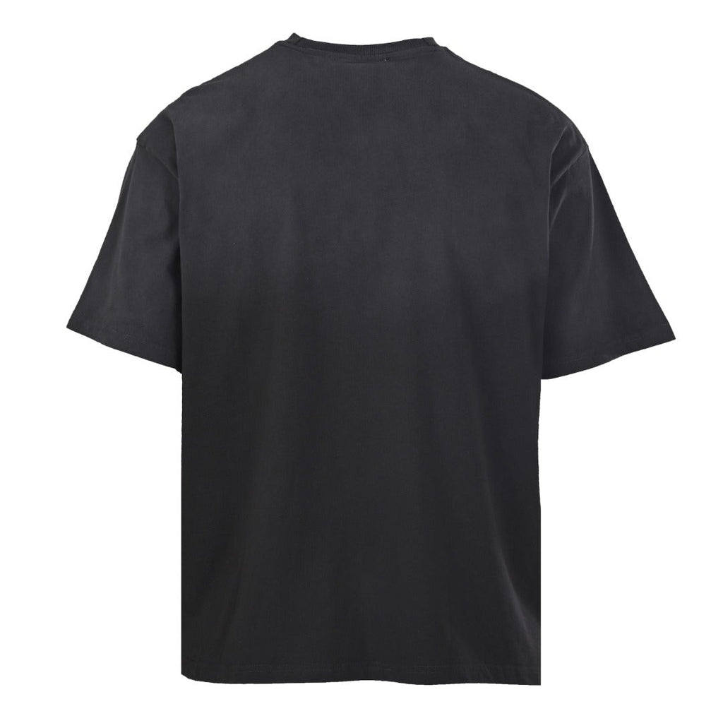 Acne Studios Vintage Script‑Print Oversized Crew‑Neck T‑Shirt