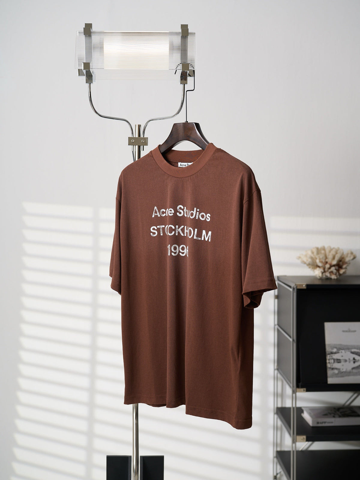 Acne Studios Stockholm 1996 Vintage Print Oversized Short‑Sleeve T‑Shirt
