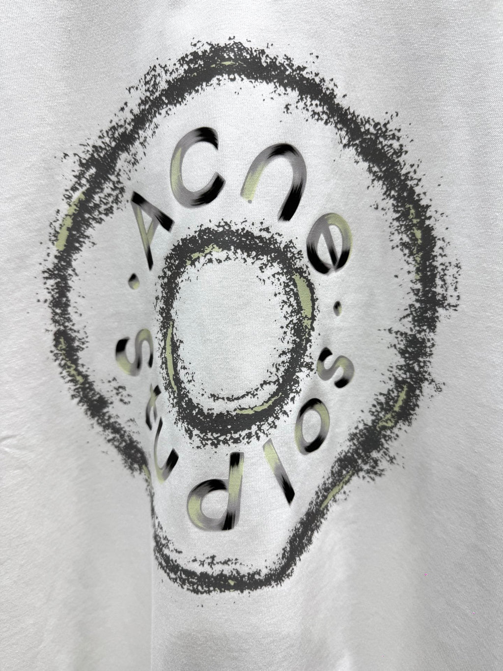 Acne Studios Circular Graphic Short‑Sleeve T‑Shirt