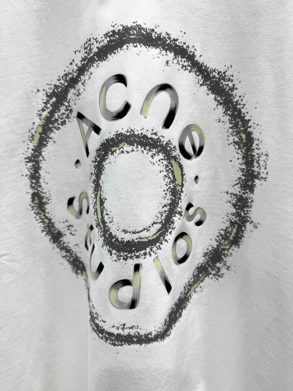 Acne Studios Circular Graphic Short‑Sleeve T‑Shirt
