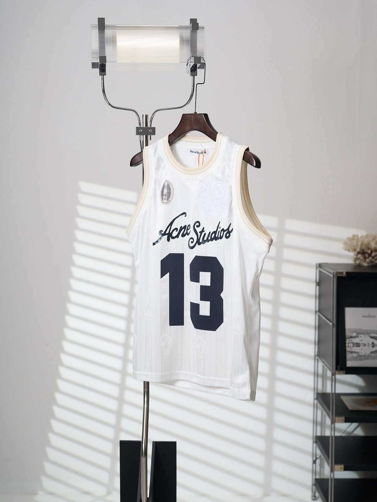 Acne Studios Unisex Sleeveless Basketball‑Style Jersey Tank Top
