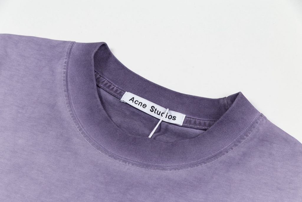Acne Studios Short‑Sleeve Washed Face Graphic T‑Shirt