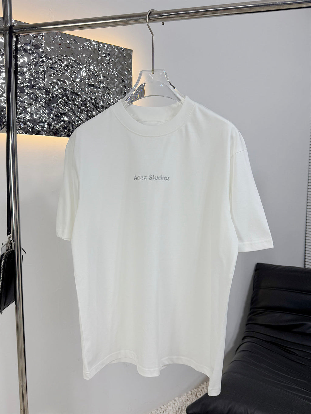 Acne Studios Short‑Sleeve Chest Logo T‑Shirt