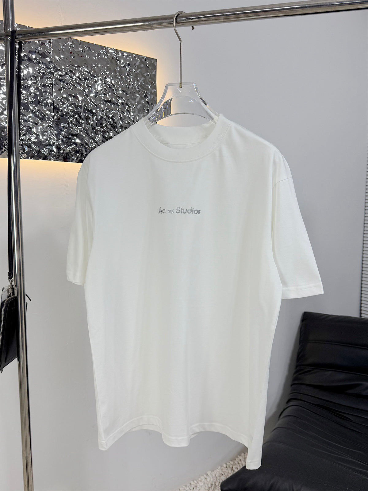 Acne Studios Short‑Sleeve Chest Logo T‑Shirt