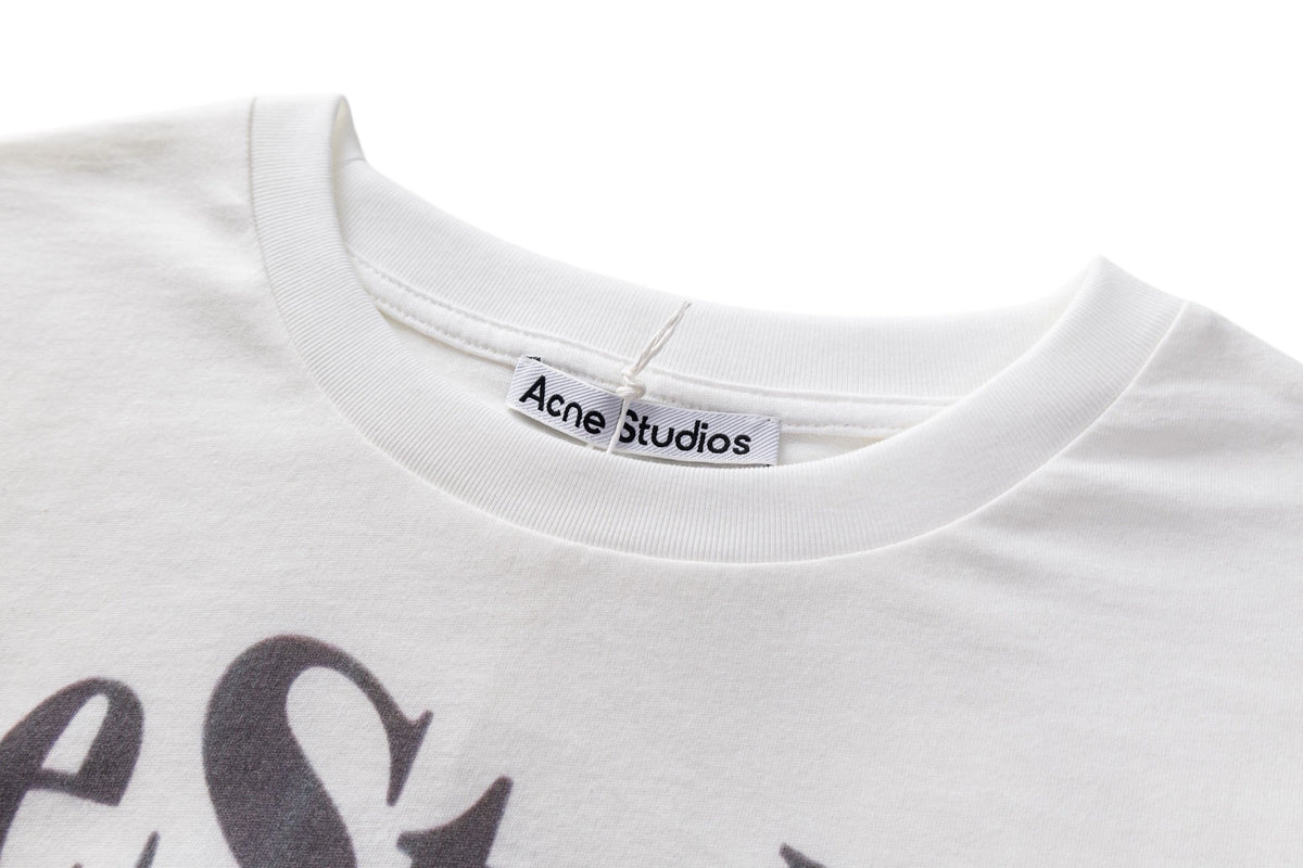 Acne Studios Est.1996 Large Front‑Print Crew‑Neck Short‑Sleeve T‑Shirt
