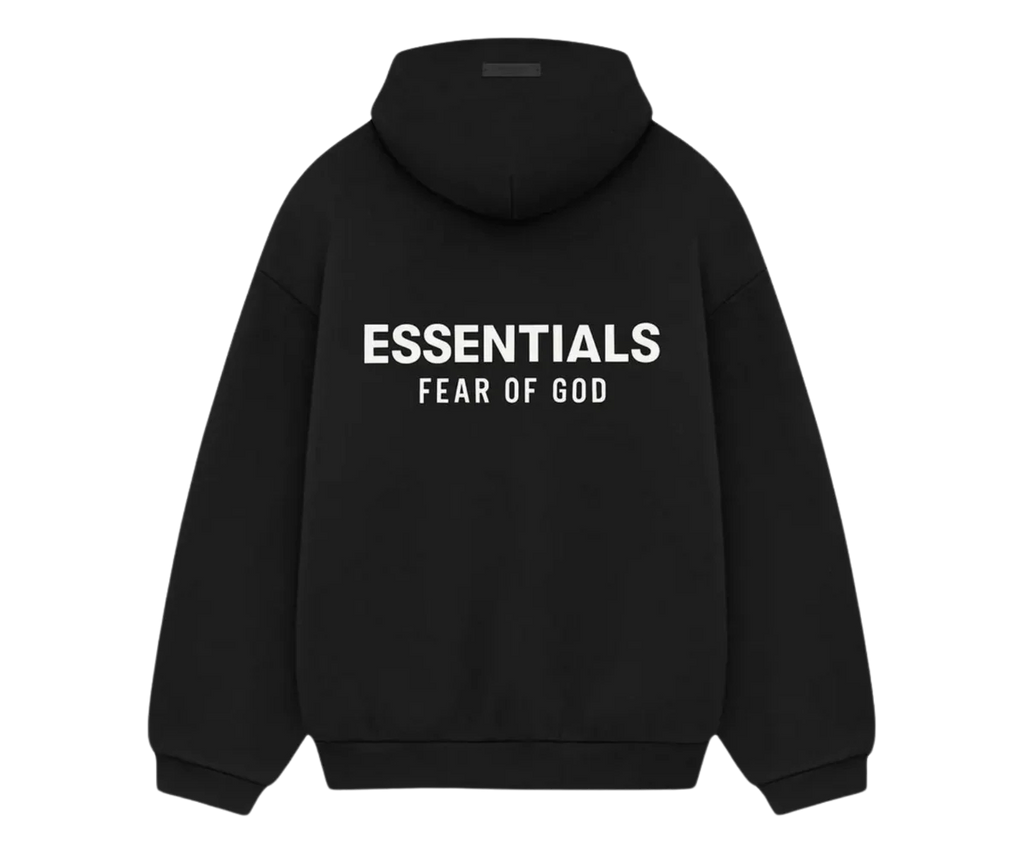 Fear of God Essentials Fleece Hoodie (FW24) Black