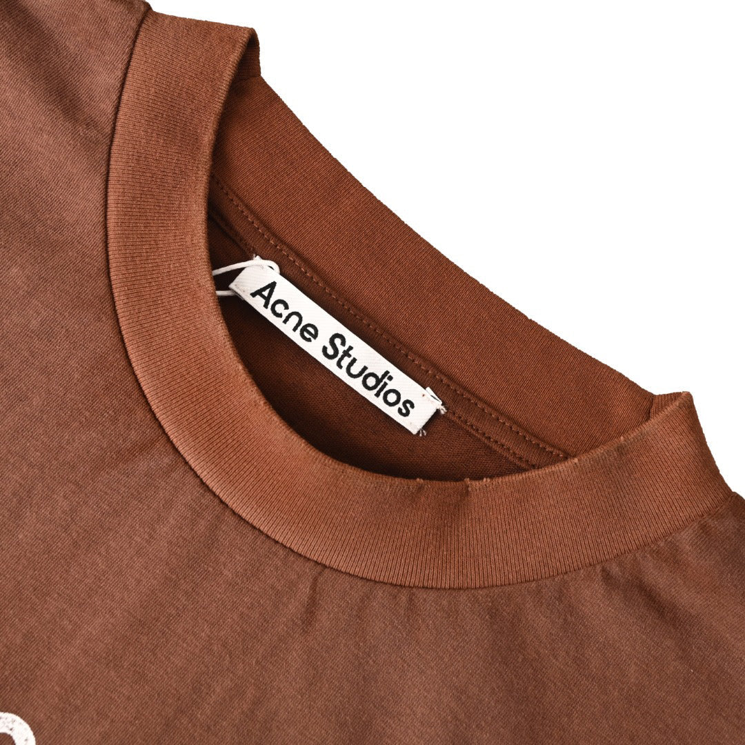 Acne Studios Stockholm 1996 Vintage‑Print Oversized Crew‑Neck T‑Shirt