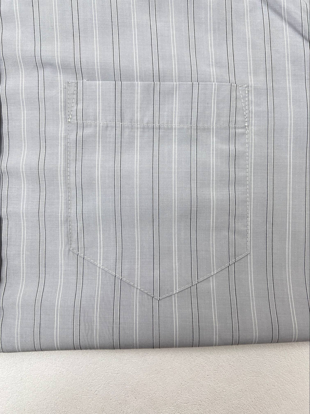 Acne Studios Vertical Stripe Oversized Long‑Sleeve Shirt