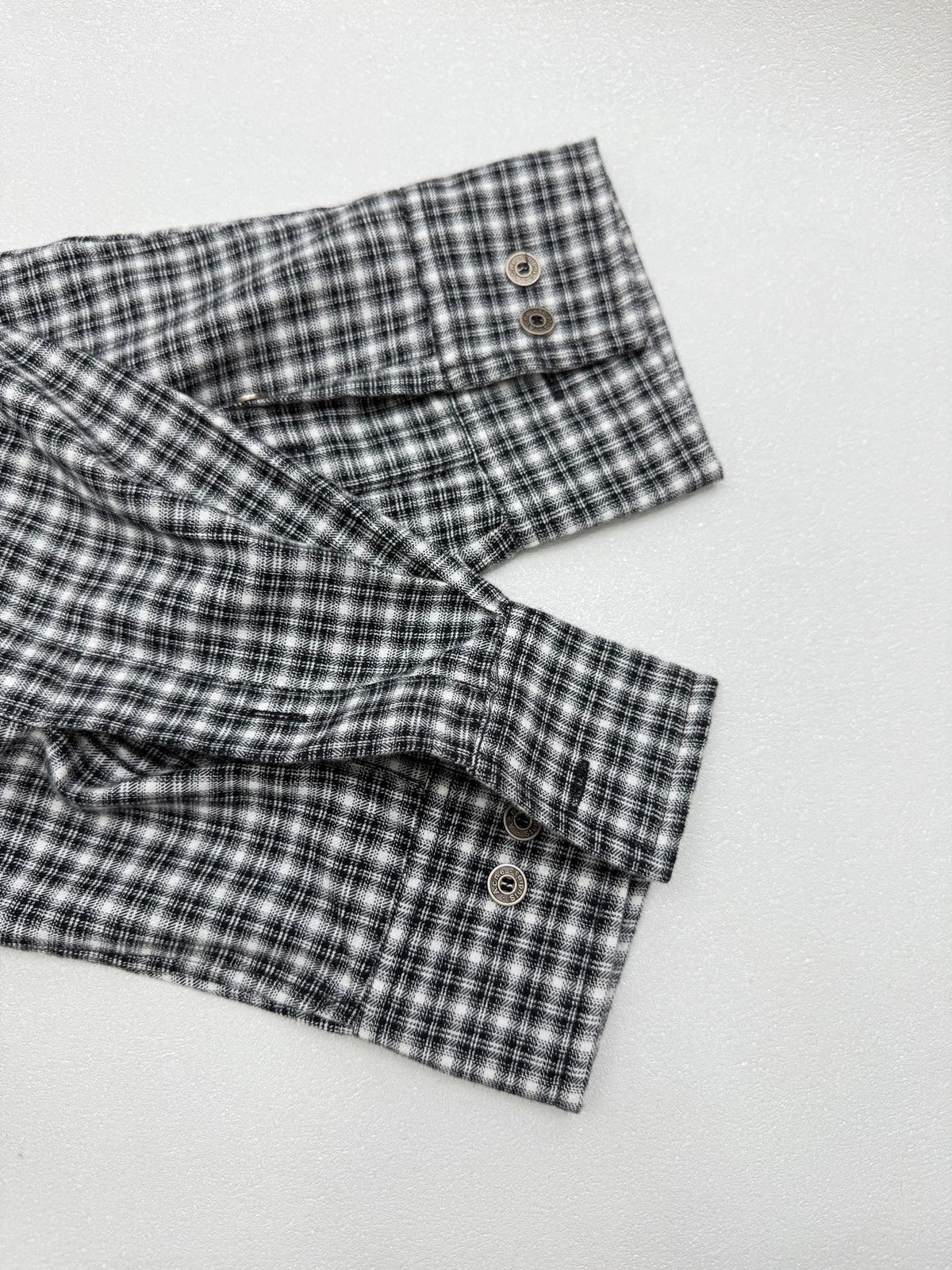 Acne Studios Oversized Long‑Sleeve Check Button‑Down Shirt