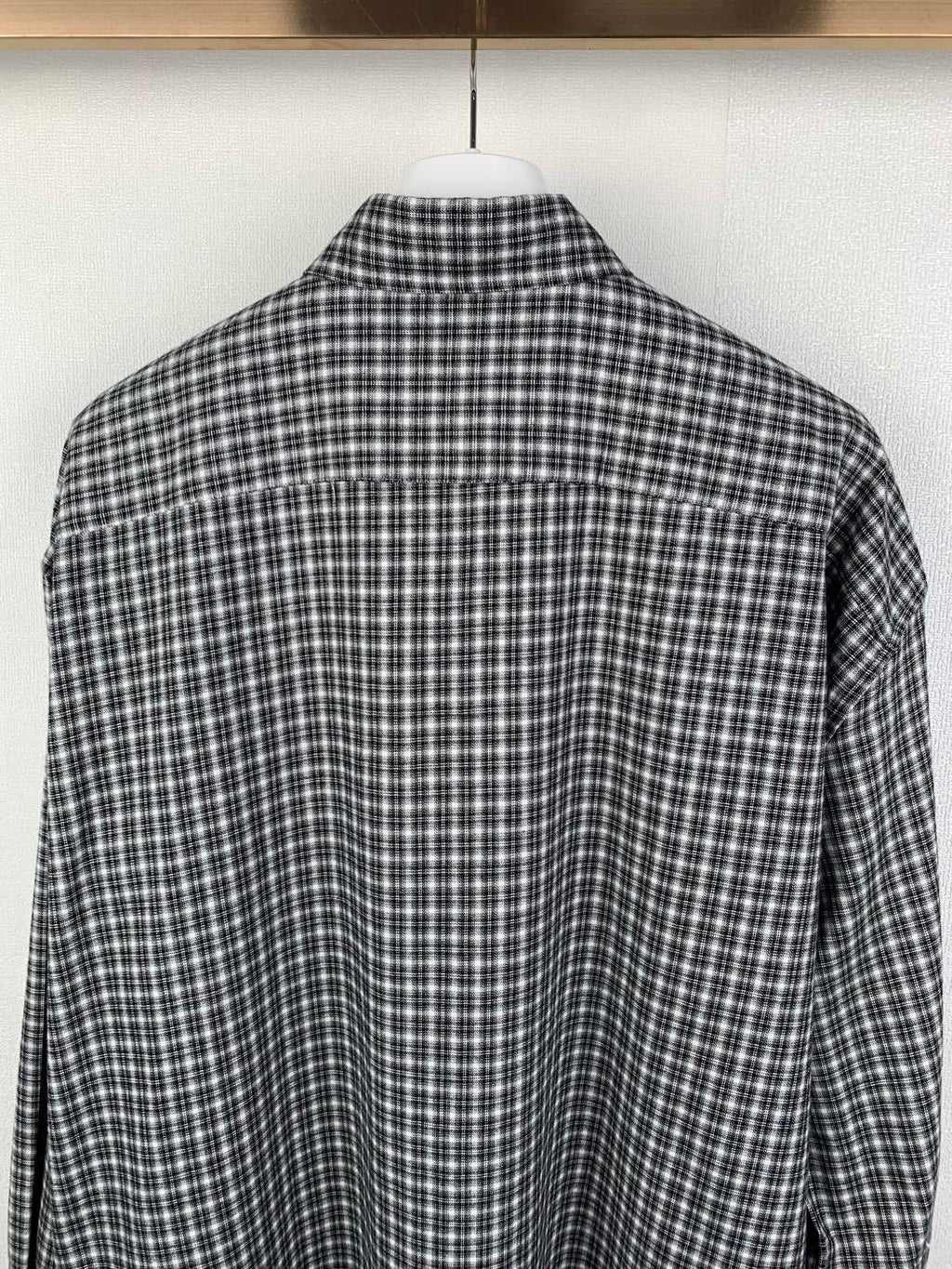 Acne Studios Oversized Long‑Sleeve Check Button‑Up Shirt