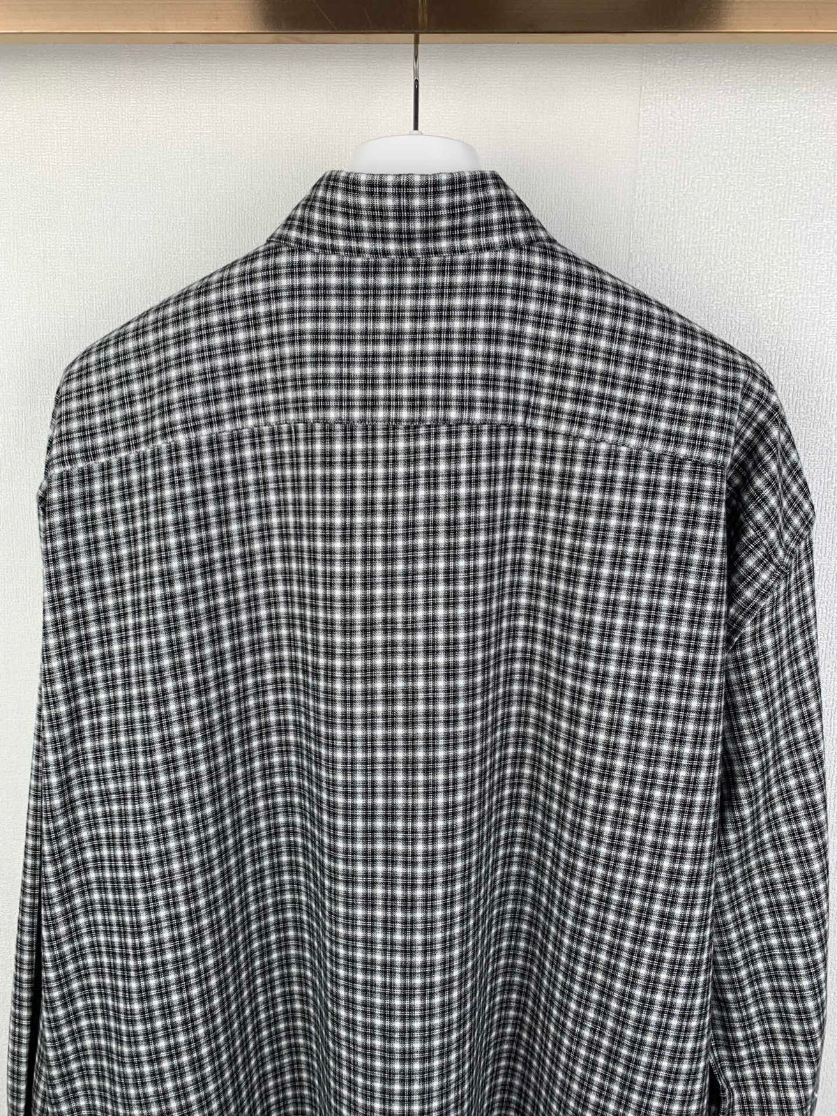 Acne Studios Oversized Long‑Sleeve Check Button‑Up Shirt
