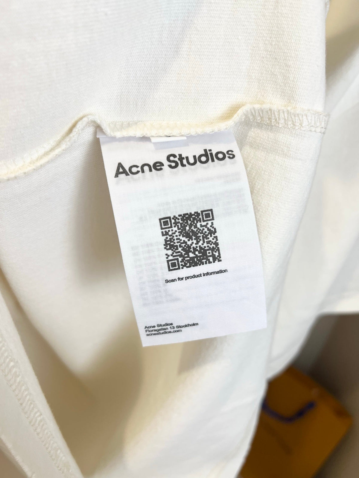 Acne Studios Contemporary Art Graphic Print Oversized Short‑Sleeve T‑Shirt