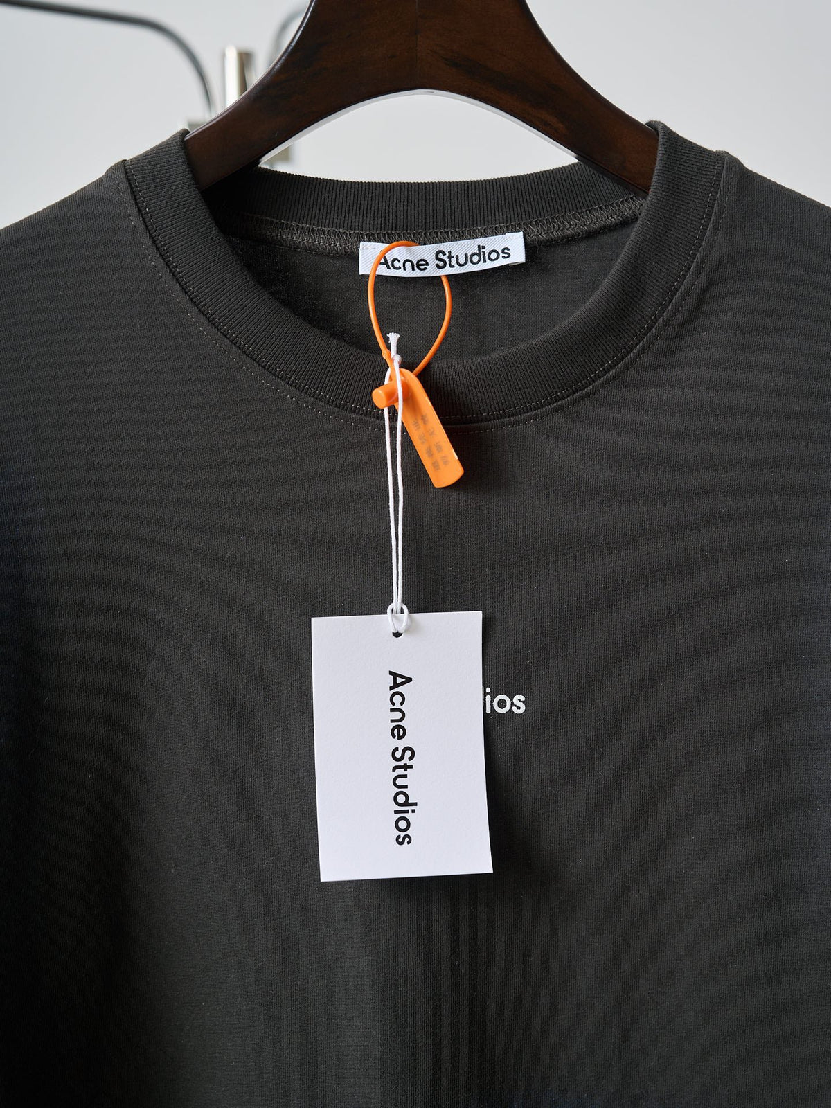 Acne Studios Gradient Metallic Finish Oversized Short‑Sleeve T‑Shirt