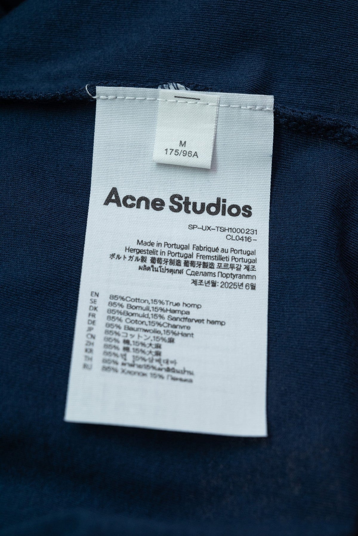 Acne Studios Stockholm 1996 Long‑Sleeve Tee