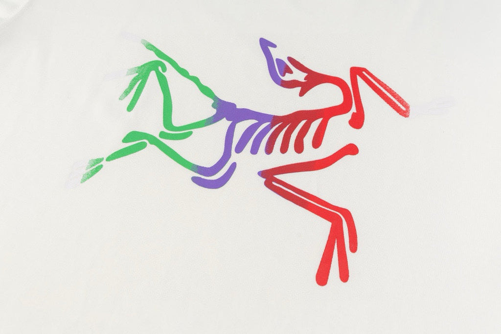 Arc'teryx Gradient Multicolor Fossil Bird Center‑Print SS T‑Shirt