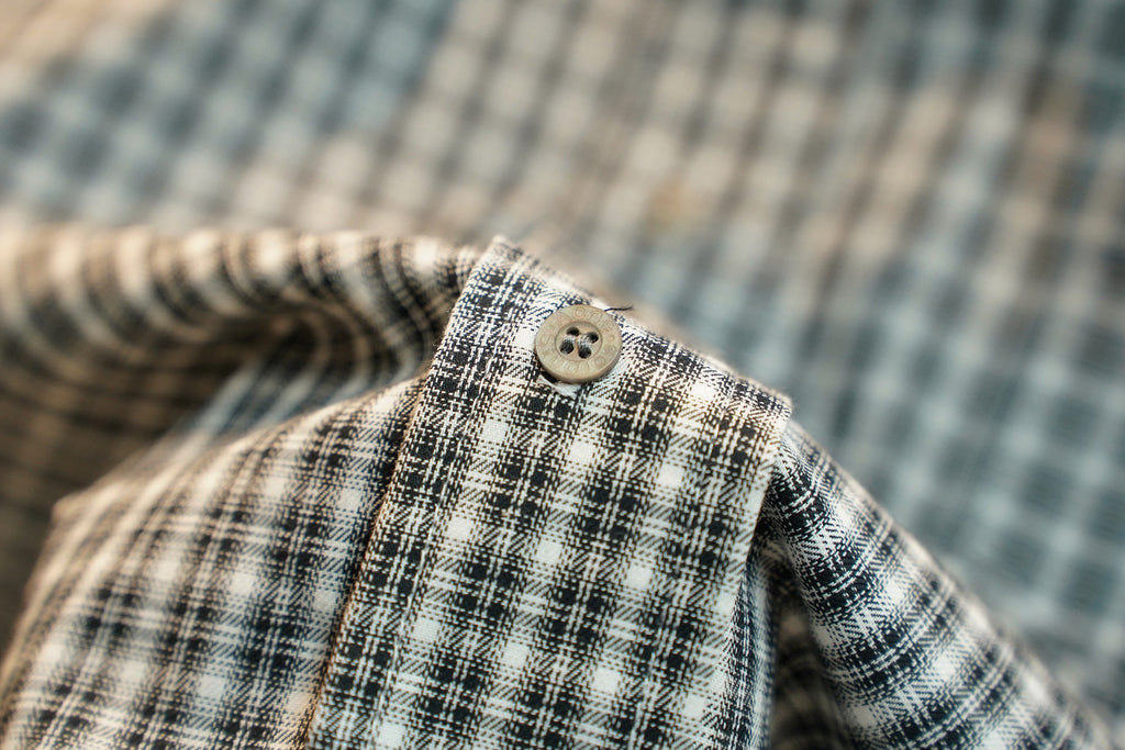 Acne Studios Check Patch‑Pocket Long‑Sleeve Button‑Down Shirt