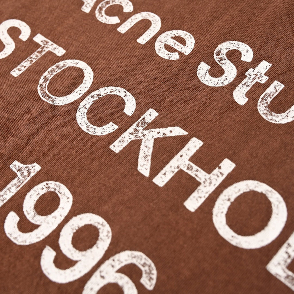 Acne Studios Stockholm 1996 Vintage‑Print Oversized Crew‑Neck T‑Shirt