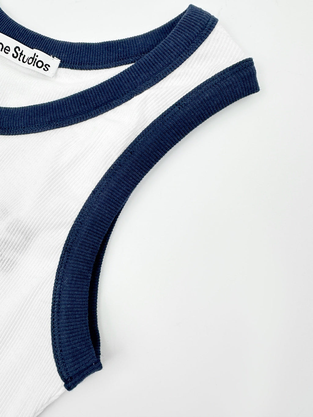 Acne Studios 96‑Graphic Ringer Ribbed Tank Top