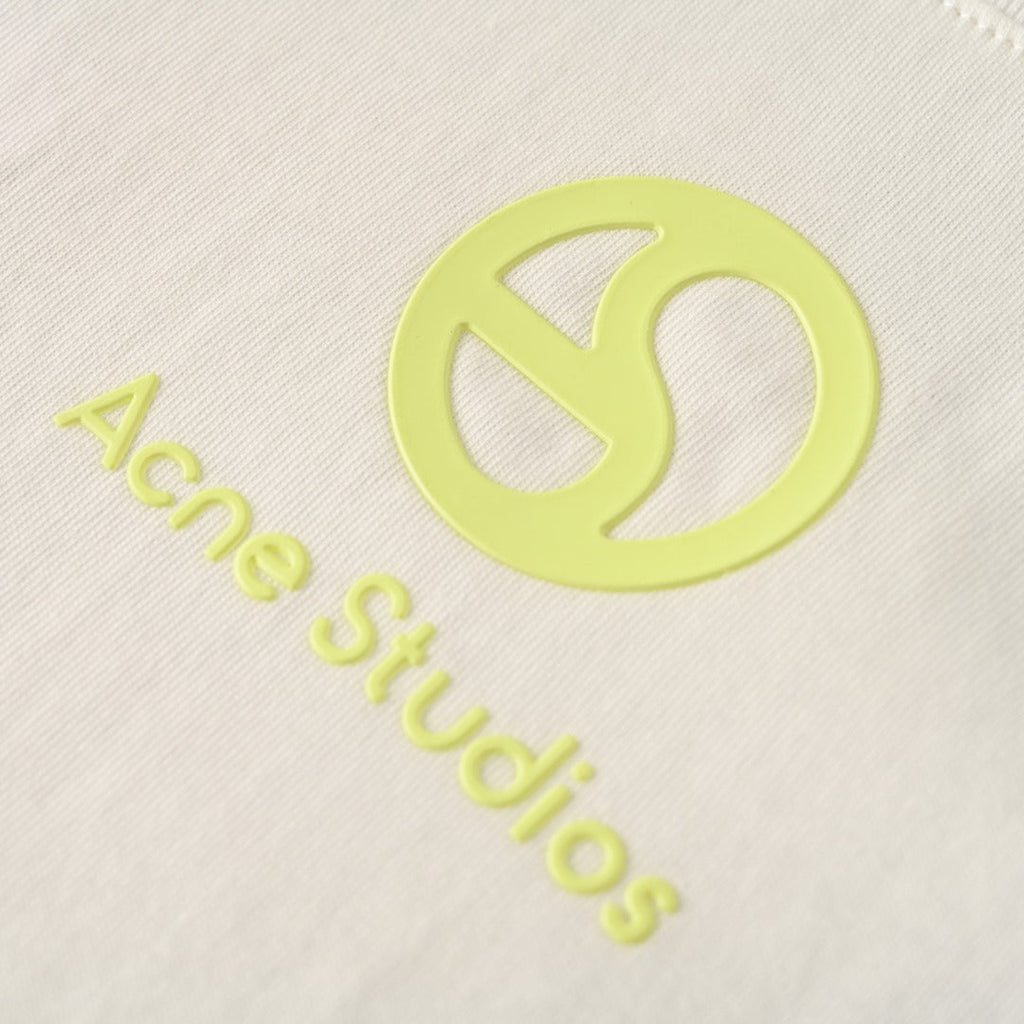 Acne Studios Raised Circular‑Symbol Oversized Crew‑Neck T‑Shirt