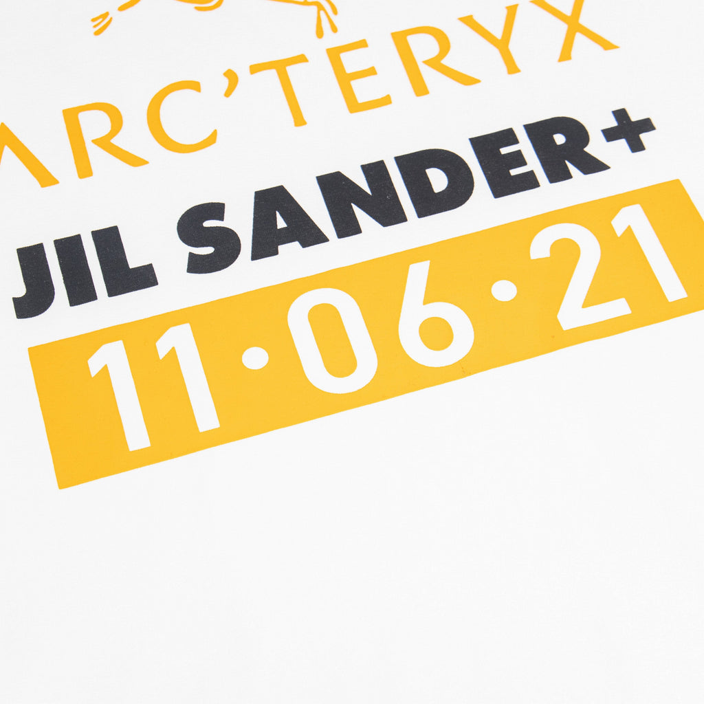 Arc'teryx x Jil Sander Co-Branded Date Print Unisex T-Shirt