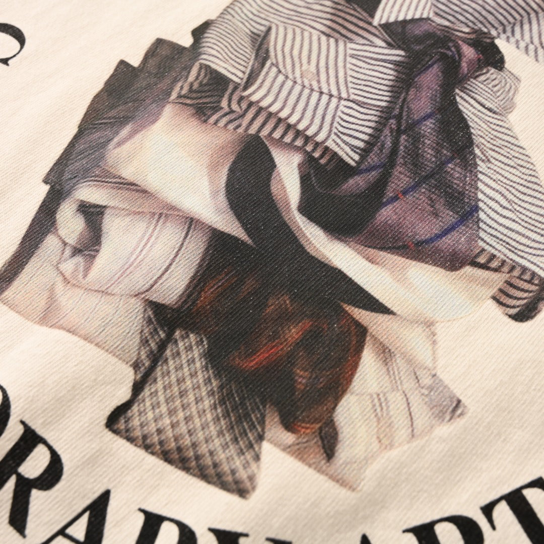 Acne Studios Contemporary‑Art Graphic Oversized Crew‑Neck T‑Shirt