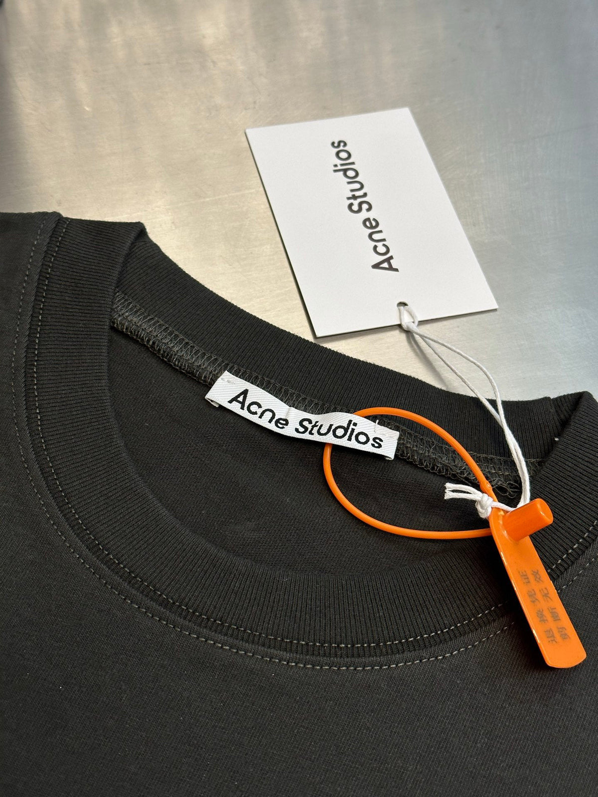 Acne Studios Minimal Logo Oversized Short‑Sleeve T‑Shirt