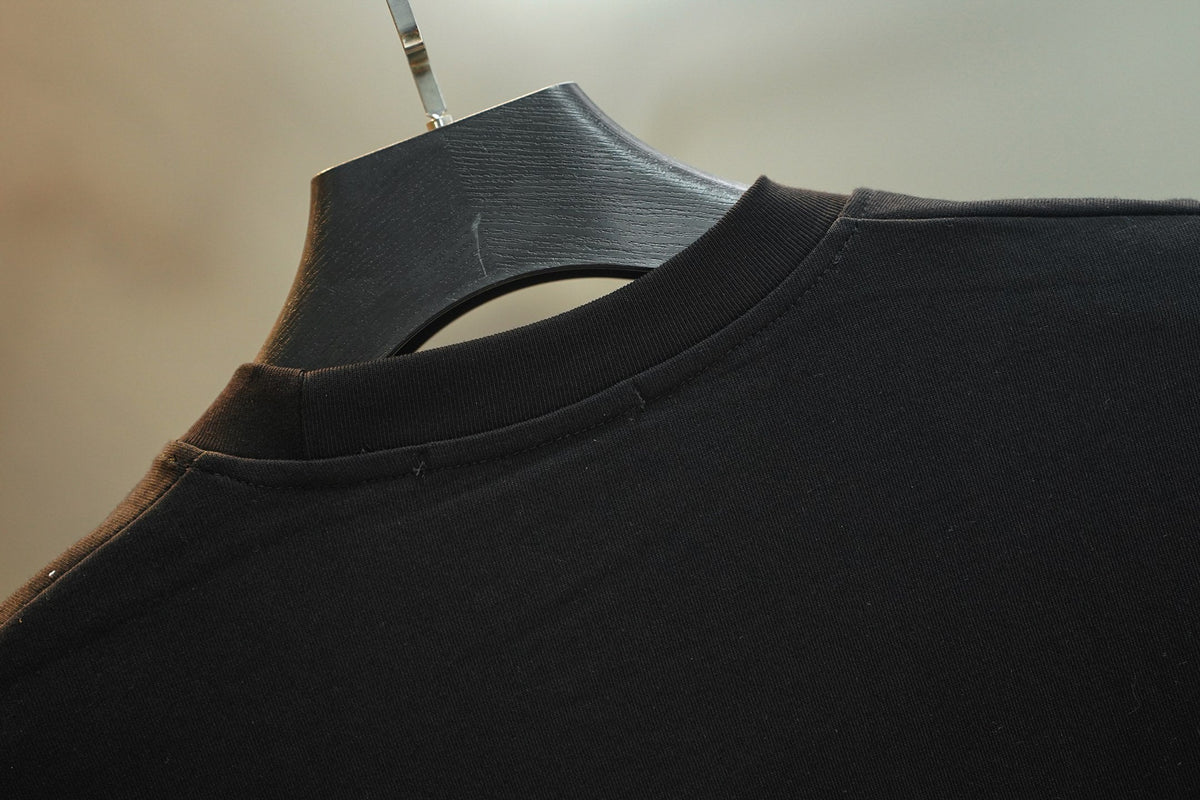 Acne Studios Cuff Logo Crew‑Neck Short‑Sleeve T‑Shirt