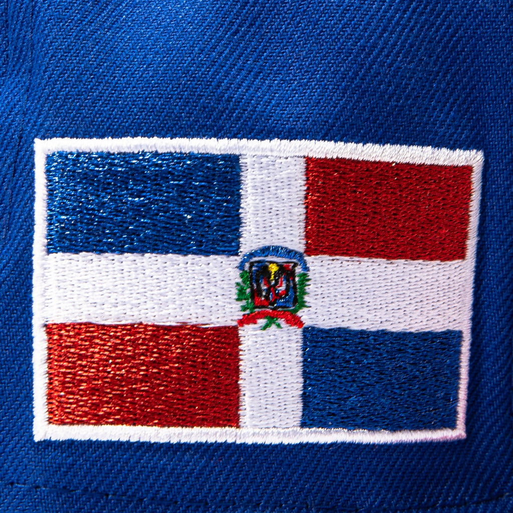 New Era 9Fifty Youth Dominican Republic 2026 World Baseball Classic Dominican Republic Flag Patch Snapback Hat - Royal, Red