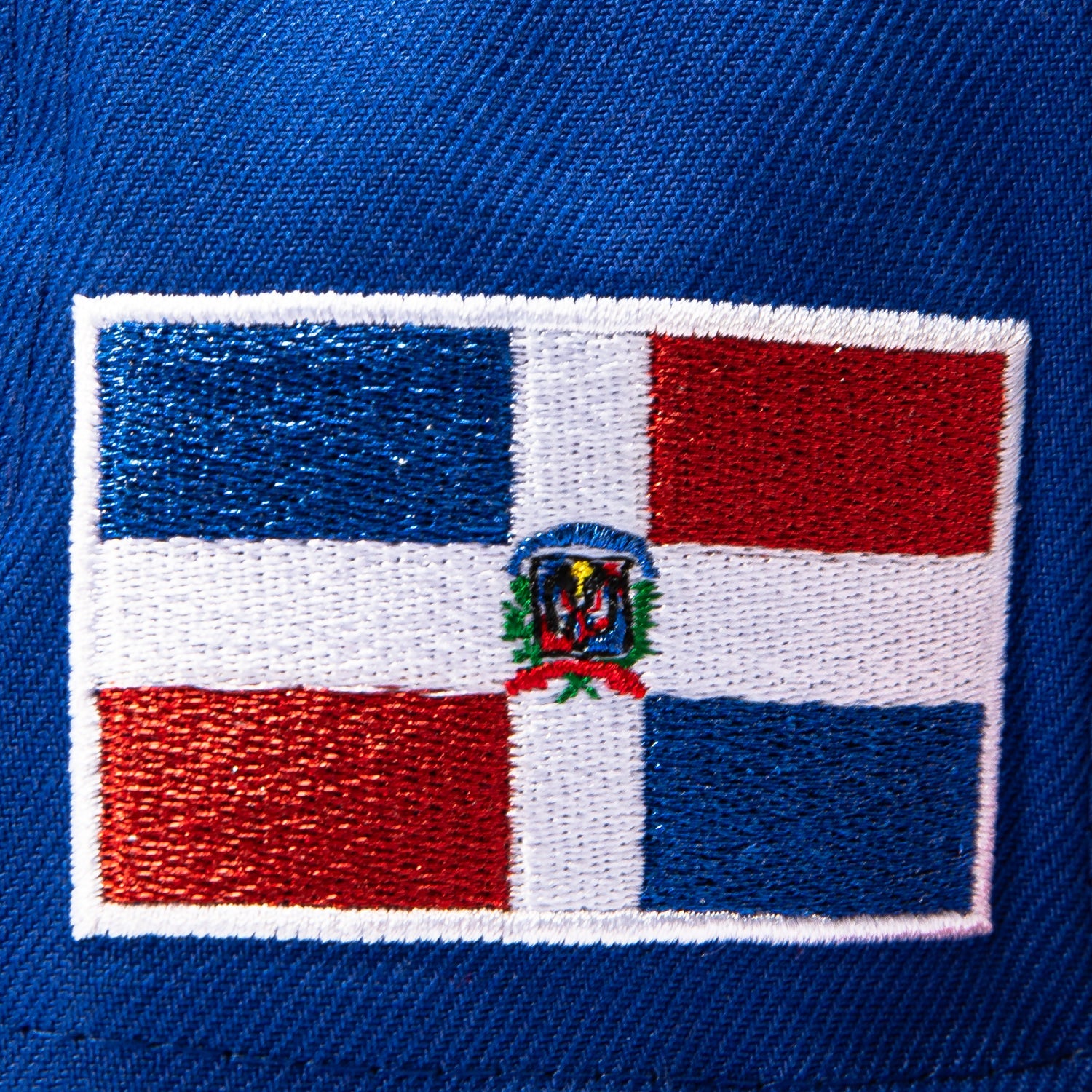 New Era 9Fifty Youth Dominican Republic 2026 World Baseball Classic Dominican Republic Flag Patch Snapback Hat - Royal, Red