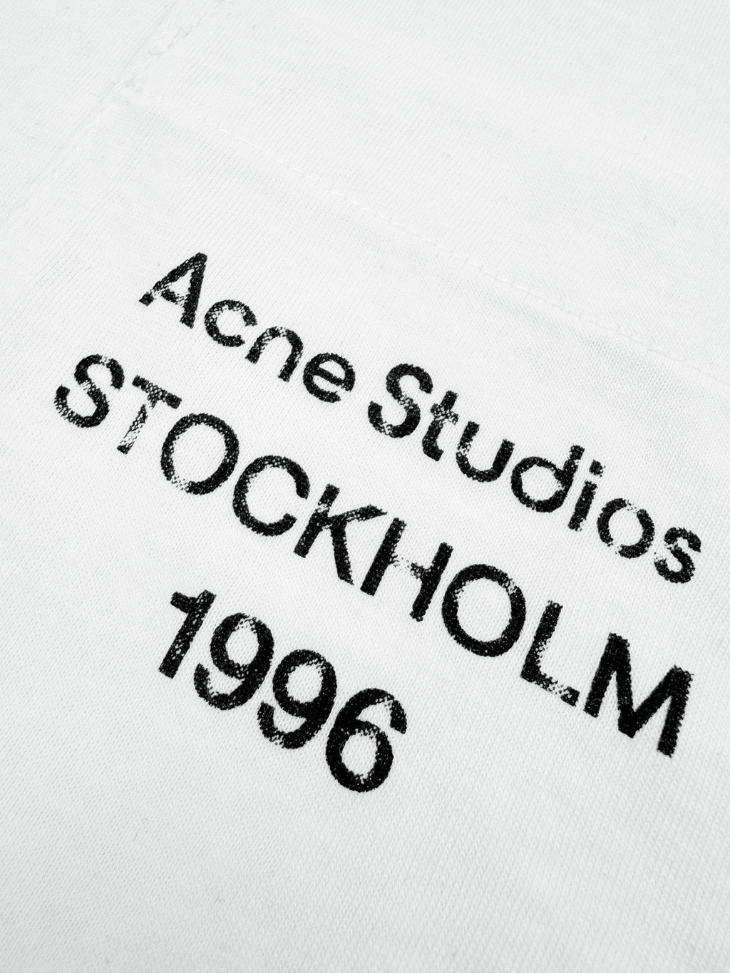 Acne Studios Stockholm 1996 Pocket‑Detail Oversized Crew‑Neck T‑Shirt