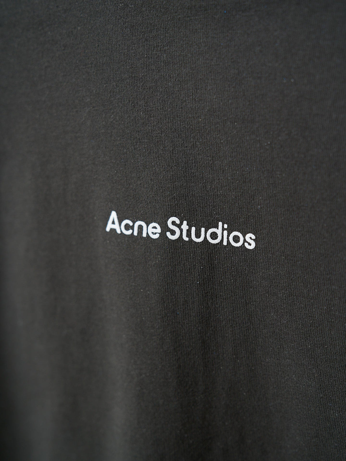 Acne Studios Gradient Metallic Finish Oversized Short‑Sleeve T‑Shirt