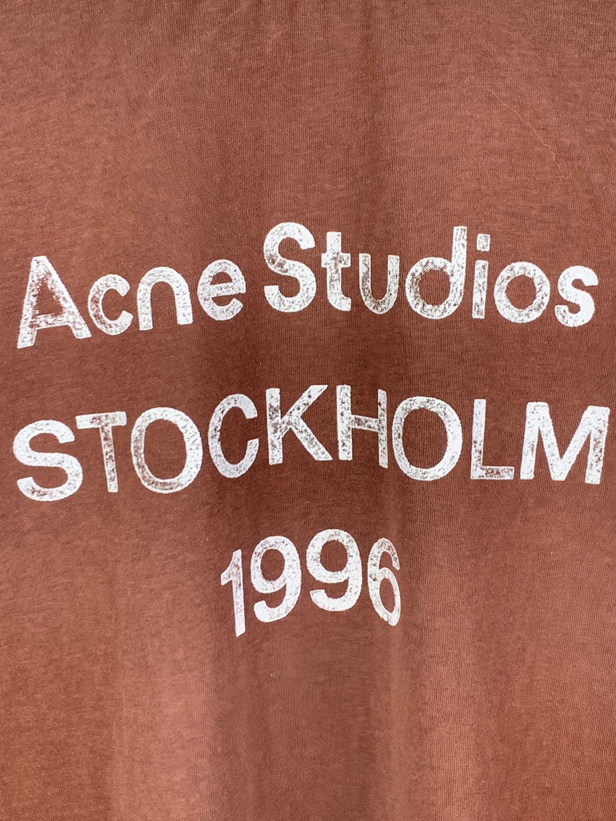 Acne Studios Stockholm 1996 Print Oversized Short‑Sleeve T‑Shirt