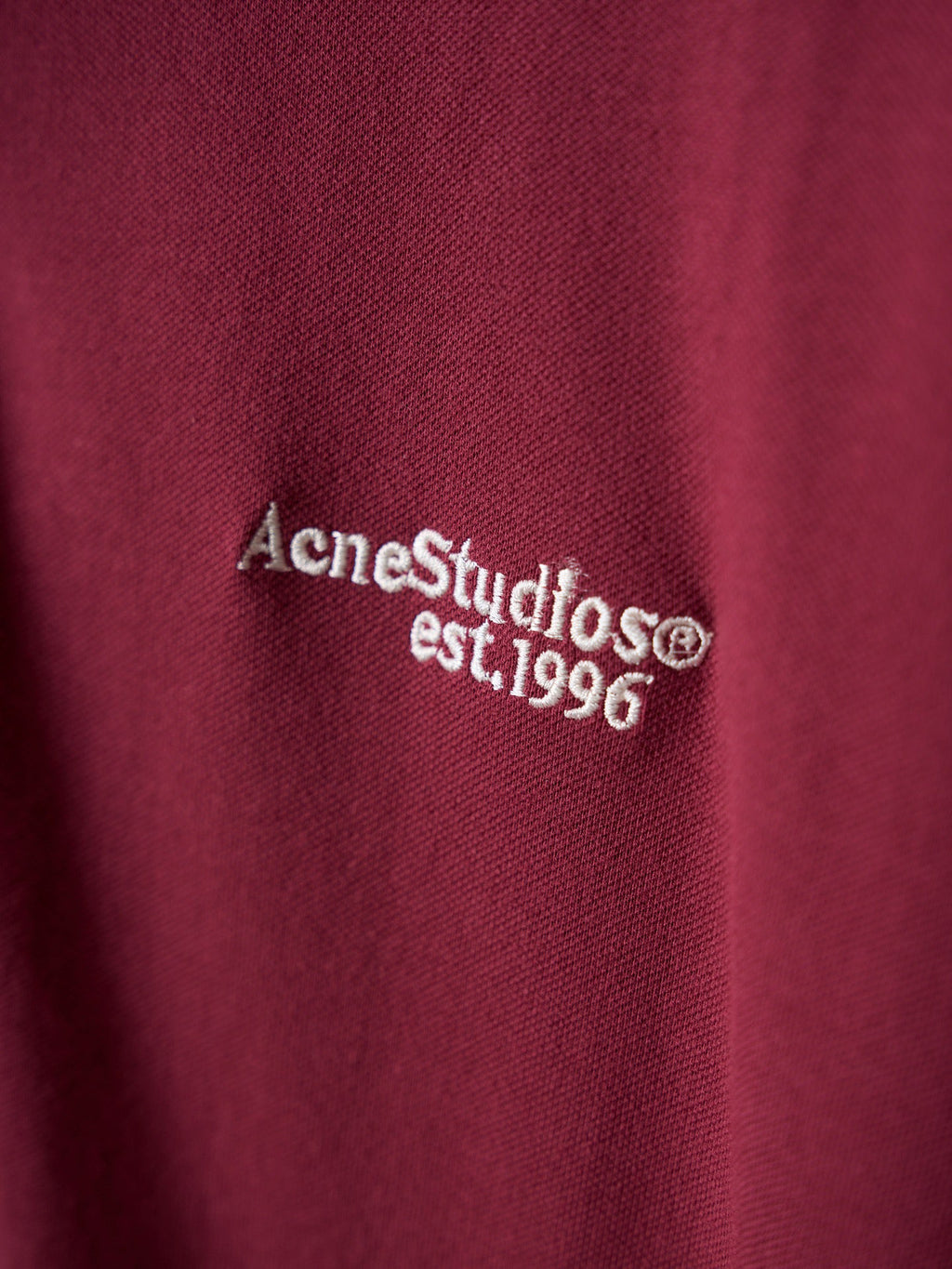 Acne Studios Short‑Sleeve Polo Shirt