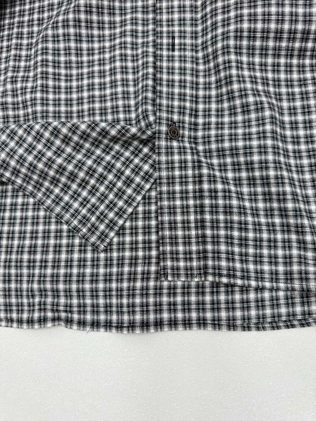 Acne Studios Oversized Long‑Sleeve Check Button‑Down Shirt
