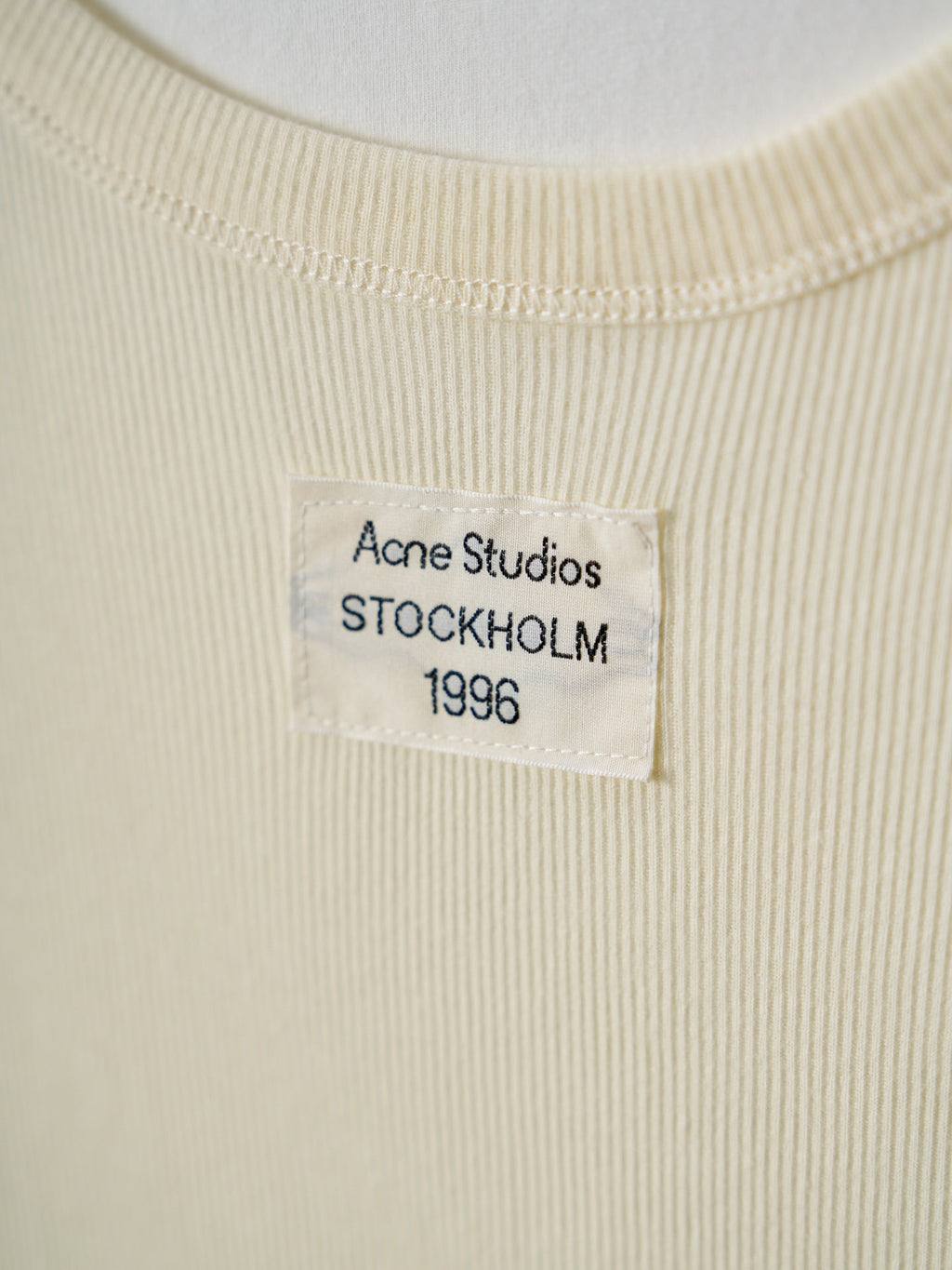 Acne Studios Mock‑Layer Ribbed Tank Top