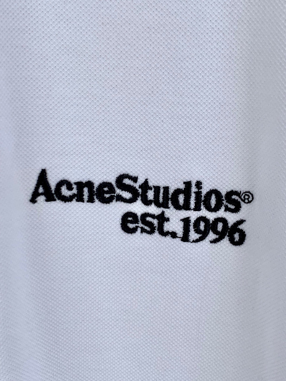 Acne Studios Classic Short‑Sleeve Polo Shirt