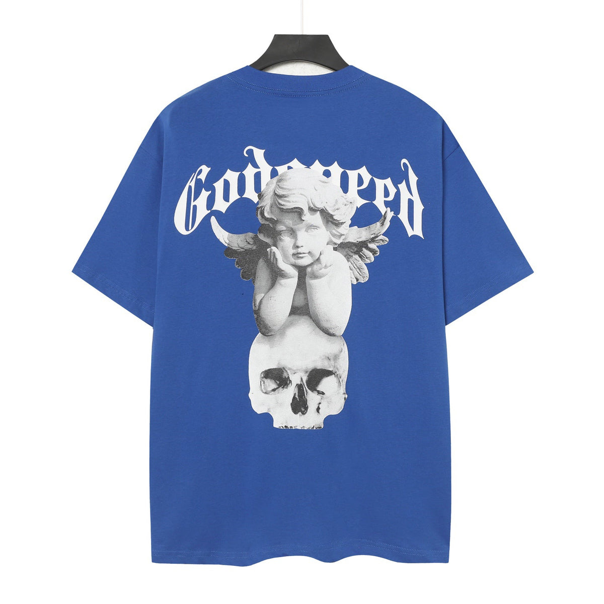 Godspeed Cherub Skull Red Vintage Graphic Tee