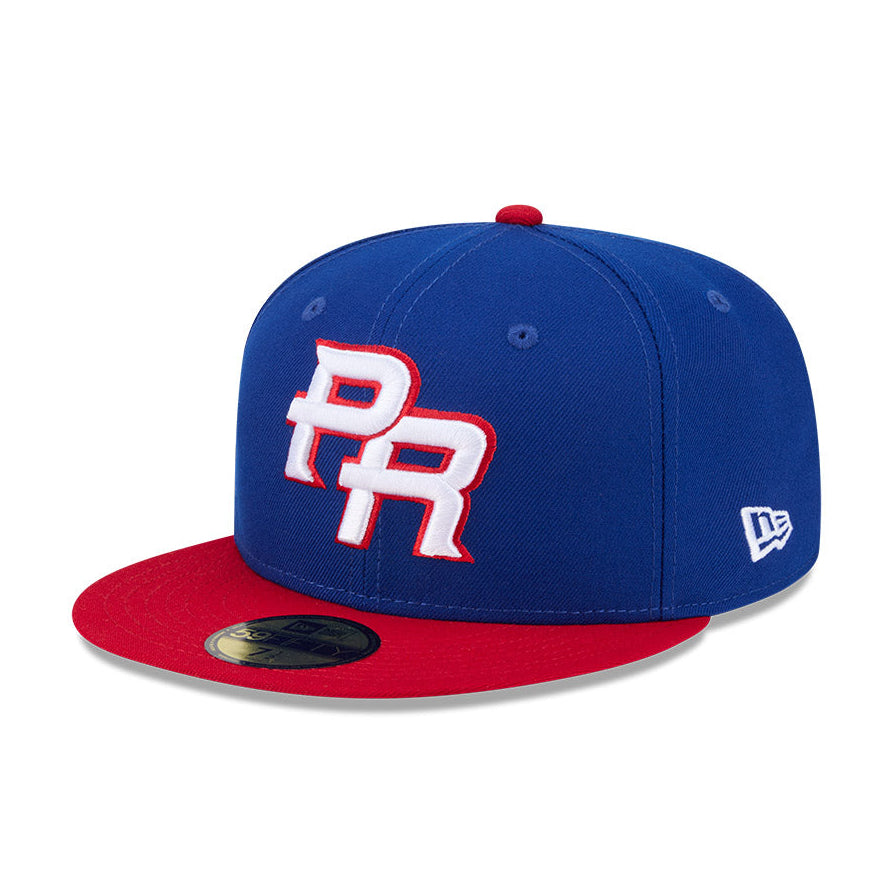 New Era 59Fifty Puerto Rico 2026 World Baseball Classic Puerto Rico Flag Patch On-Field Hat - Royal, Red