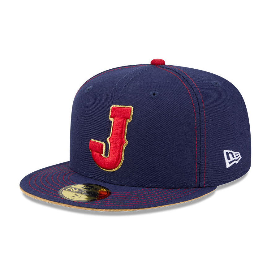 New Era 59Fifty Japan 2026 World Baseball Classic Japan Flag Patch On-Field Hat - Navy