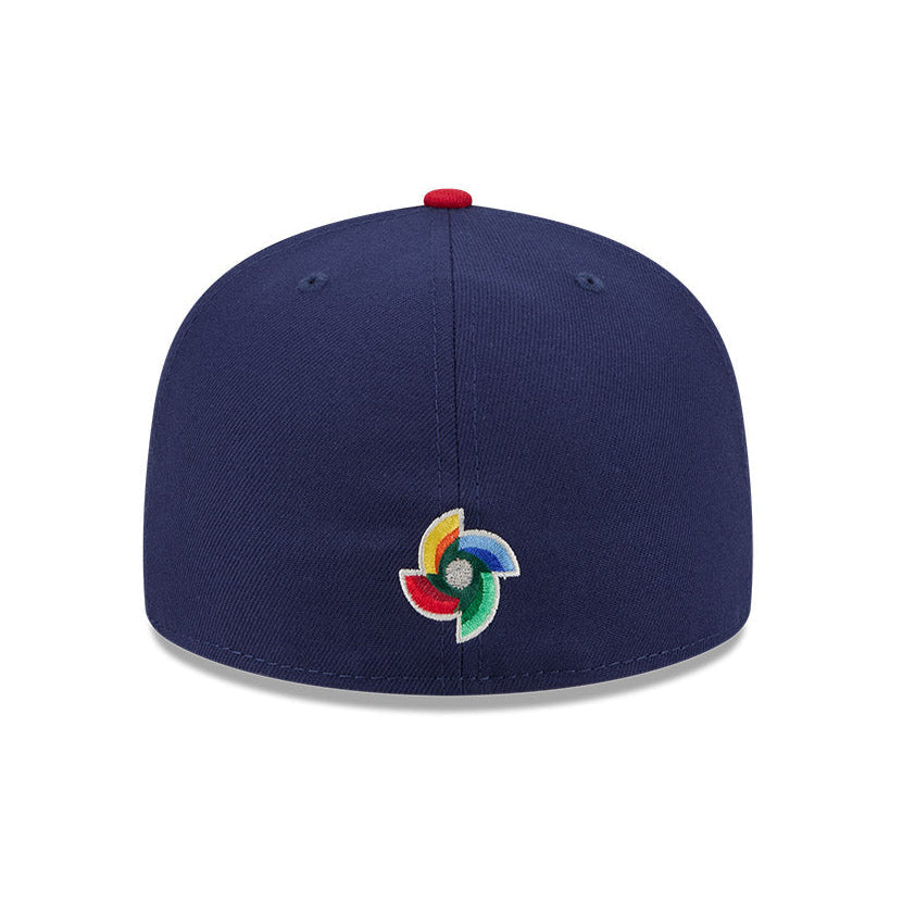 New Era 59Fifty USA 2026 World Baseball Classic USA Flag Patch On-Field Hat - Navy, Red