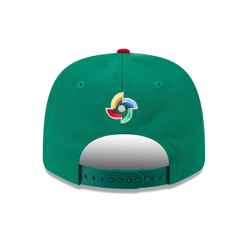 New Era 9Seventy Mexico 2026 World Baseball Classic Mexico Flag Patch Snapback Hat - Green, Red