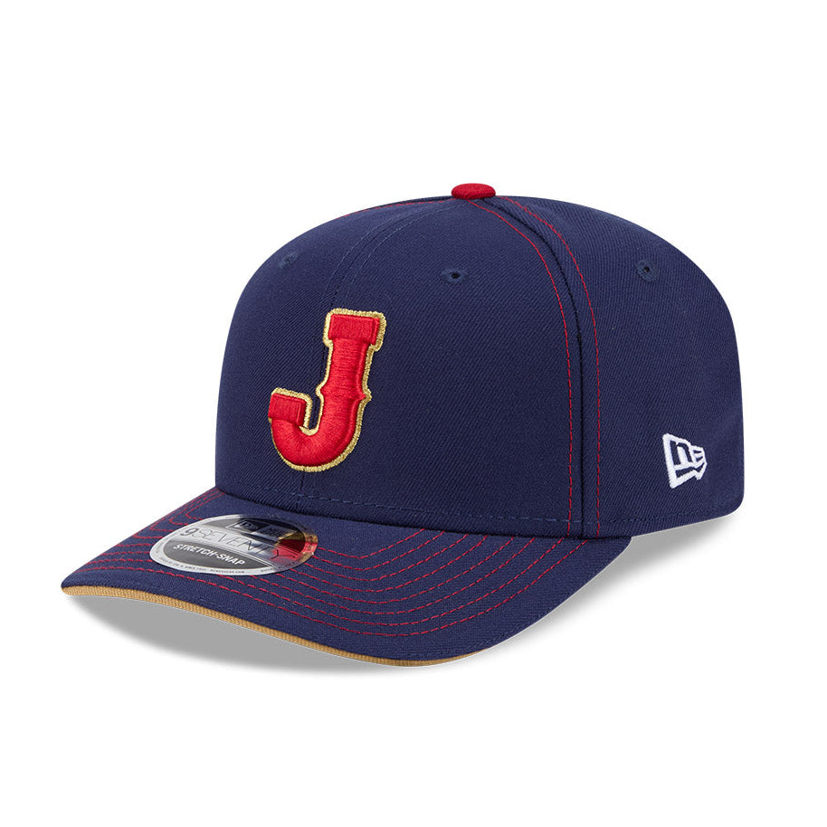 New Era 9Seventy Japan 2026 World Baseball Classic Japan Flag Patch Snapback Hat - Navy