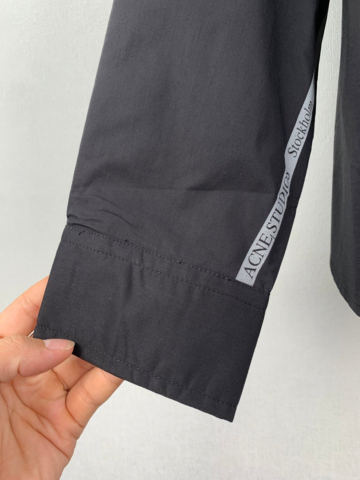 Acne Studios Oversized Pocket Long‑Sleeve Button‑Down Shirt
