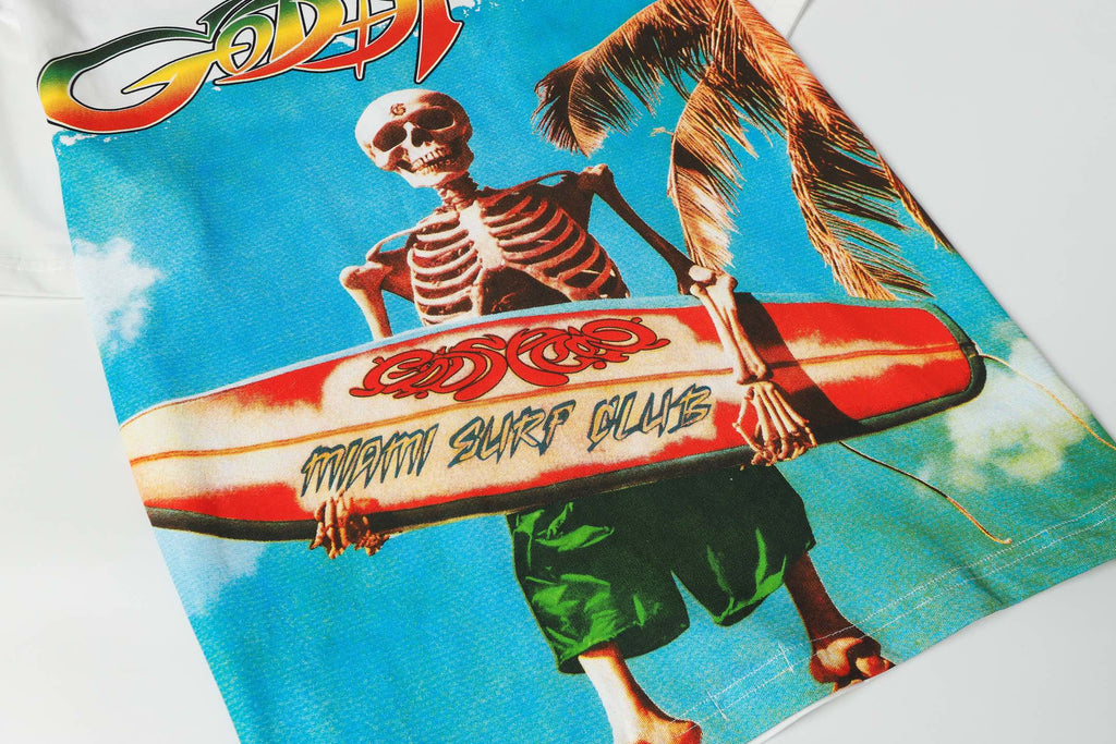 Godspeed Miami Surf Club Skeleton Graphic Tee