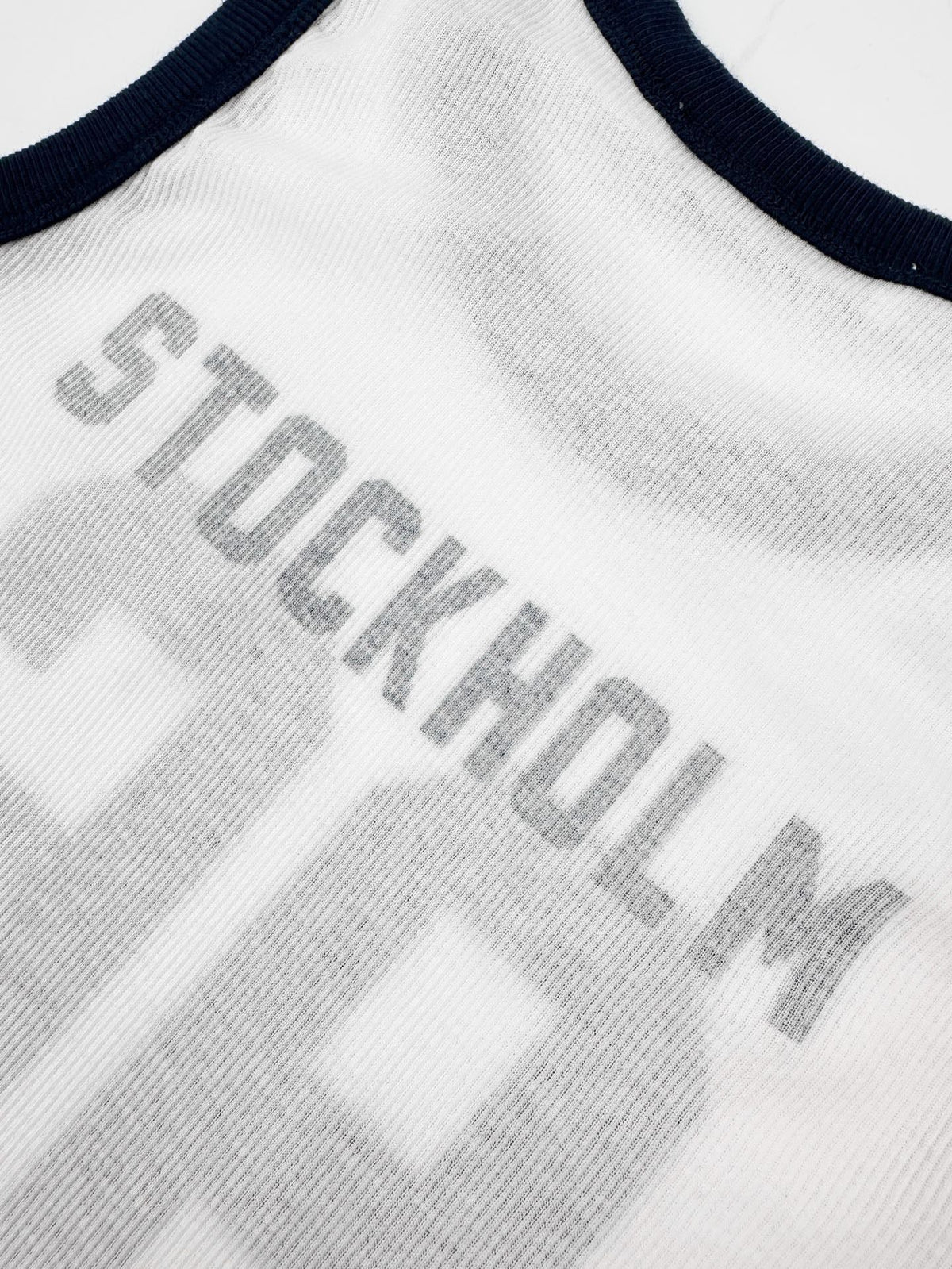 Acne Studios 96‑Graphic Ringer Ribbed Tank Top