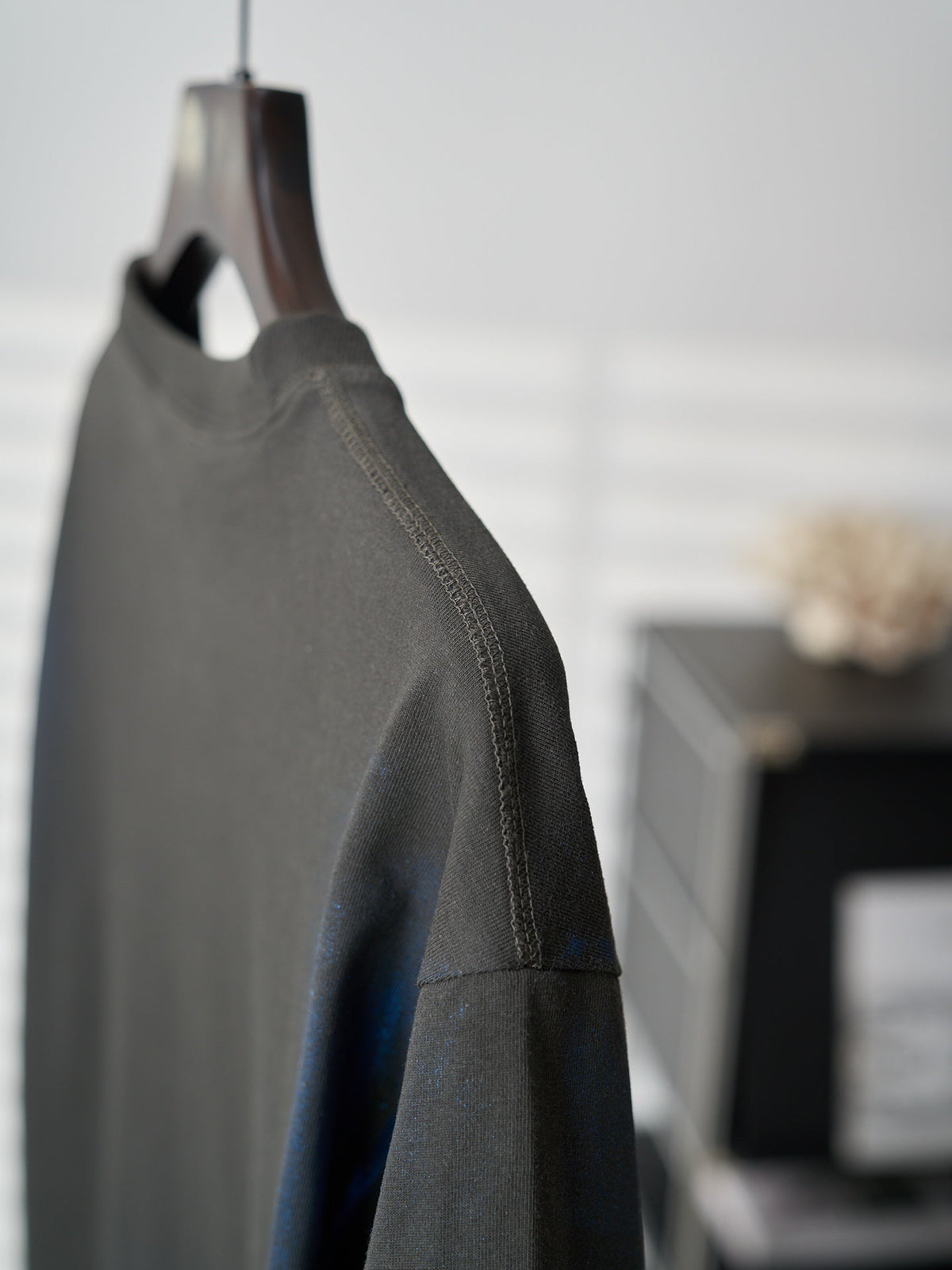 Acne Studios Gradient Metallic Finish Oversized Short‑Sleeve T‑Shirt
