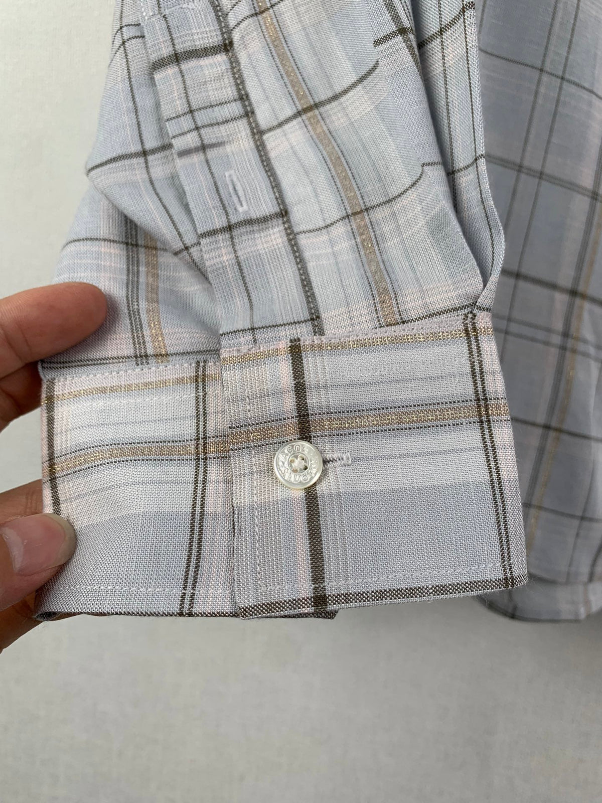 Acne Studios Oversized Plaid Long‑Sleeve Shirt