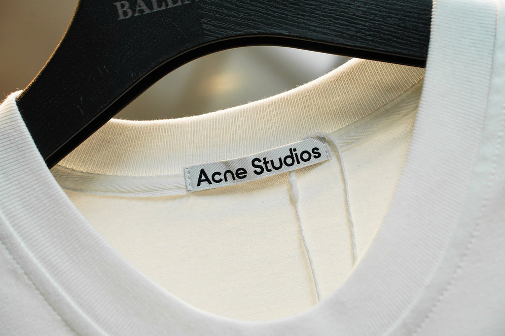 Acne Studios Est.1996 Large Logo Crew‑Neck Short‑Sleeve T‑Shirt