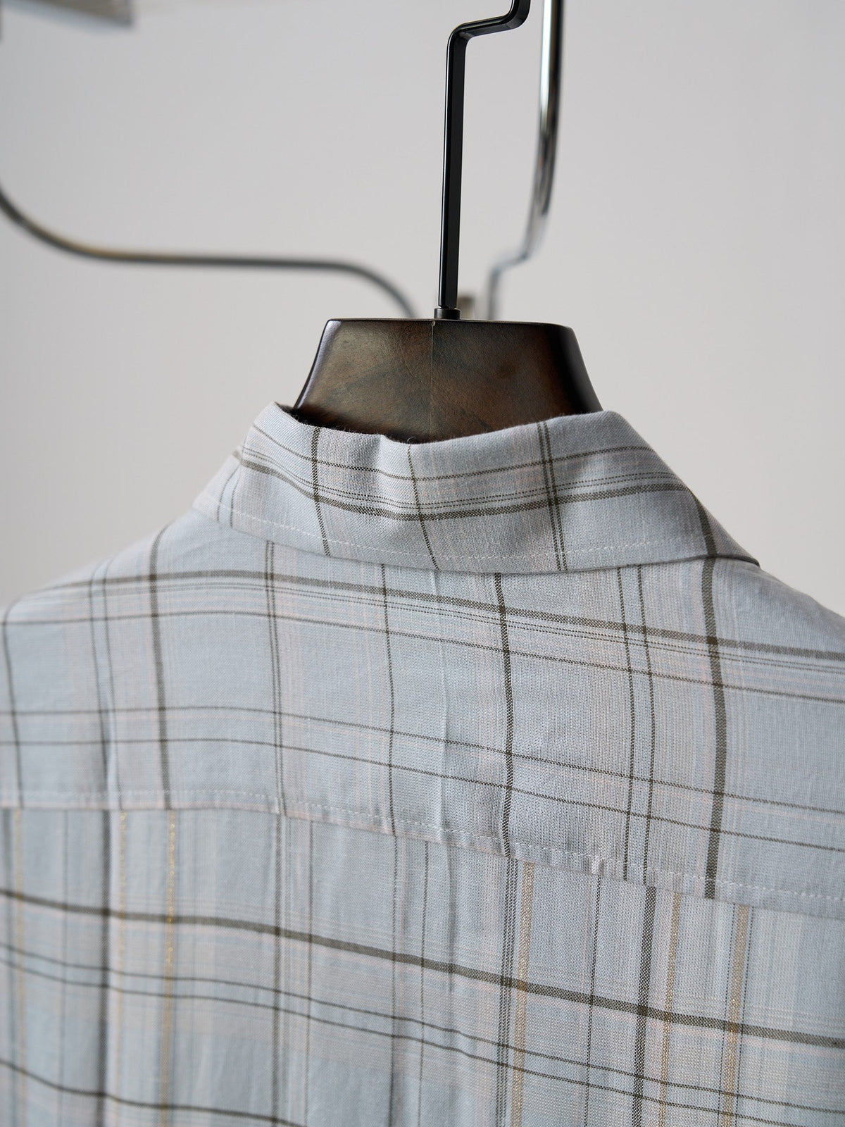 Acne Studios Plaid Oversized Long‑Sleeve Button‑Down Shirt