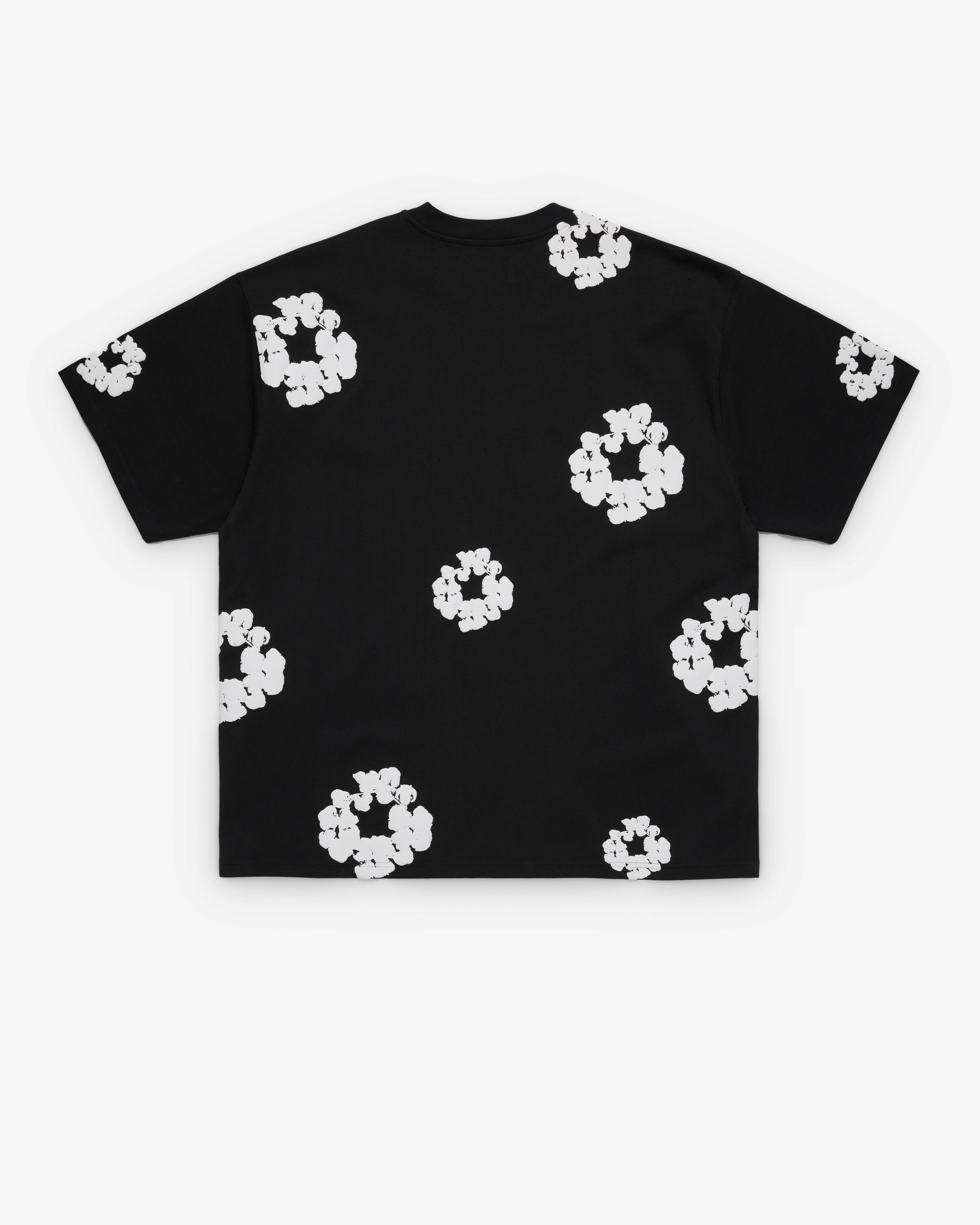 Denim Tears - Men's Cotton Wreath Tall Tee - (Black)